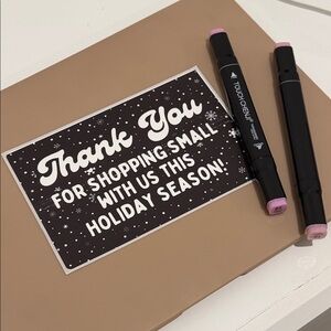 Holiday 50 Shipping Stickers